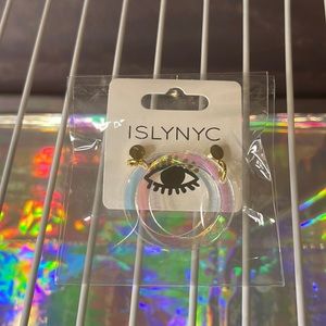 ISLYNYC Small Hoops Acrylic Iridescent